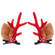 OPASKA spinki Rogi uszy renifera świąteczne Uszka