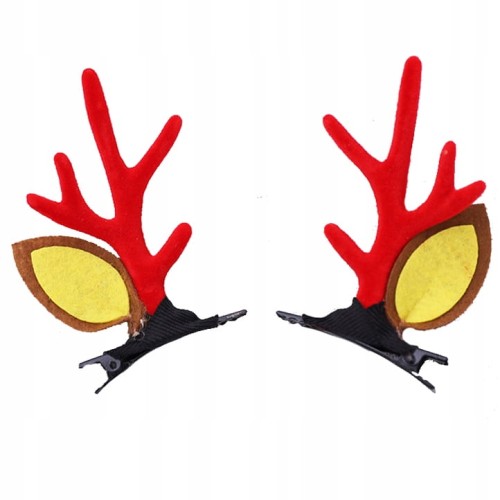 OPASKA spinki Rogi uszy renifera świąteczne Uszka