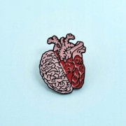 PINETS przypinka Serce Mózg Narząd pin Grafika
