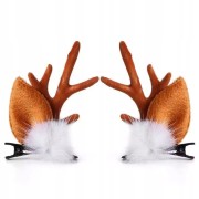 OPASKA spinki Rogi uszy renifera świąteczne Uszka