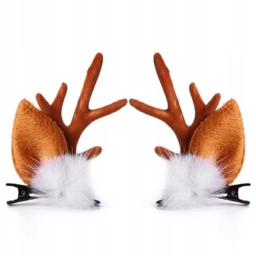 OPASKA spinki Rogi uszy renifera świąteczne Uszka