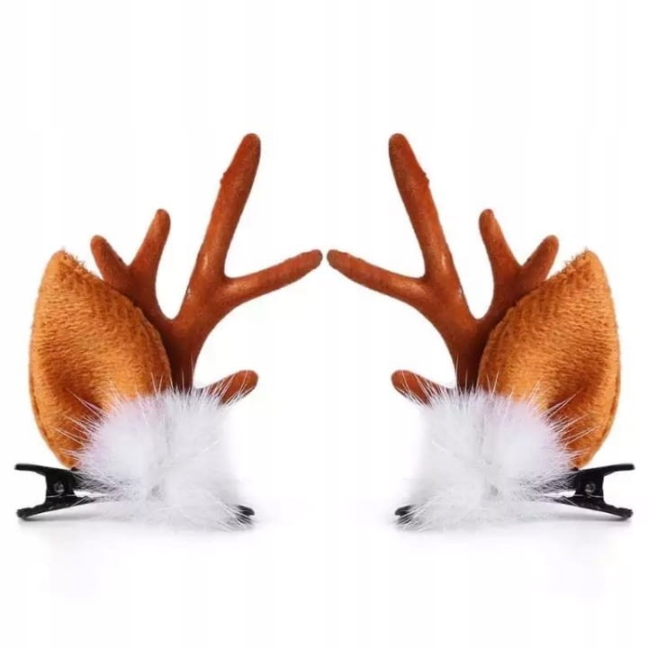 OPASKA spinki Rogi uszy renifera świąteczne Uszka