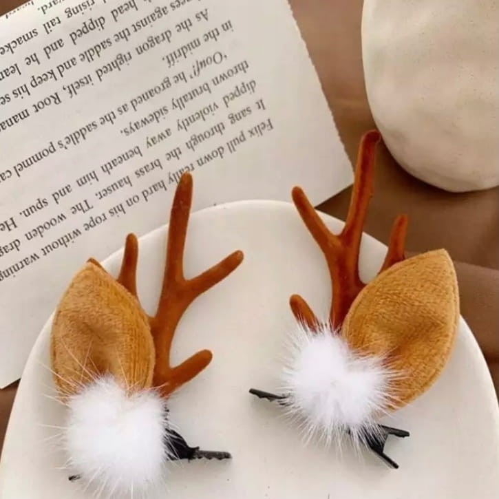 OPASKA spinki Rogi uszy renifera świąteczne Uszka