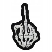 Naszywka TERMO Naprasowanka Kościotrup Fuck you