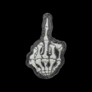 Naszywka TERMO Naprasowanka Kościotrup Fuck you