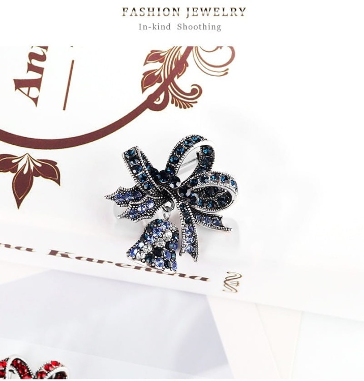 PINETS broszka świąteczna Dzwoneczek święta ozdoba