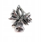 PINETS broszka świąteczna Dzwoneczek święta ozdoba