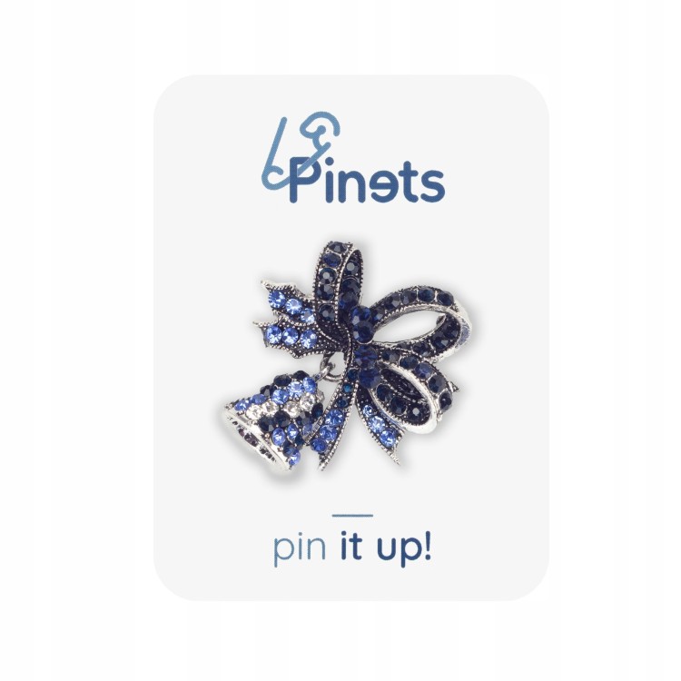 PINETS broszka świąteczna Dzwoneczek święta ozdoba