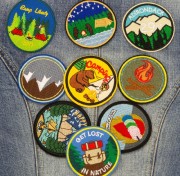 ZESTAW Naszywki TERMO Harcerskie Camping Góry Las