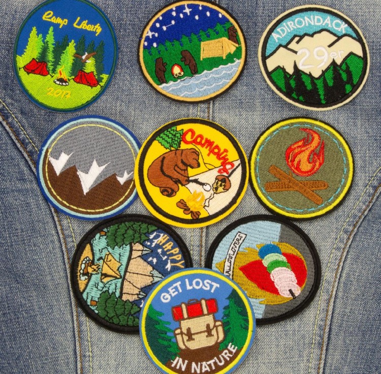 ZESTAW Naszywki TERMO Harcerskie Camping Góry Las