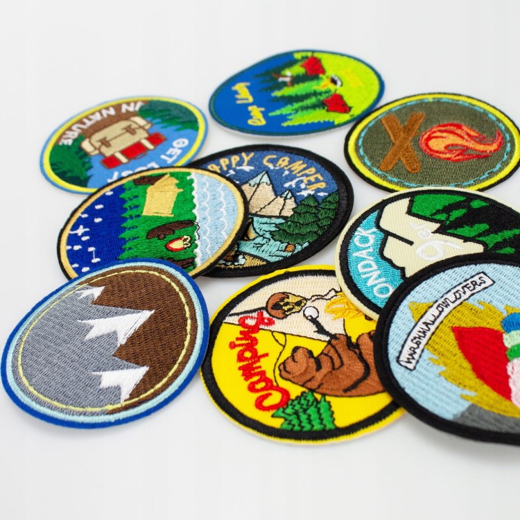 ZESTAW Naszywki TERMO Harcerskie Camping Góry Las