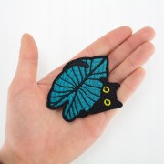 Naszywka TERMO Kot z liściem Roślina Liść Listek