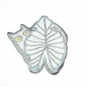 Naszywka TERMO Kot z liściem Roślina Liść Listek