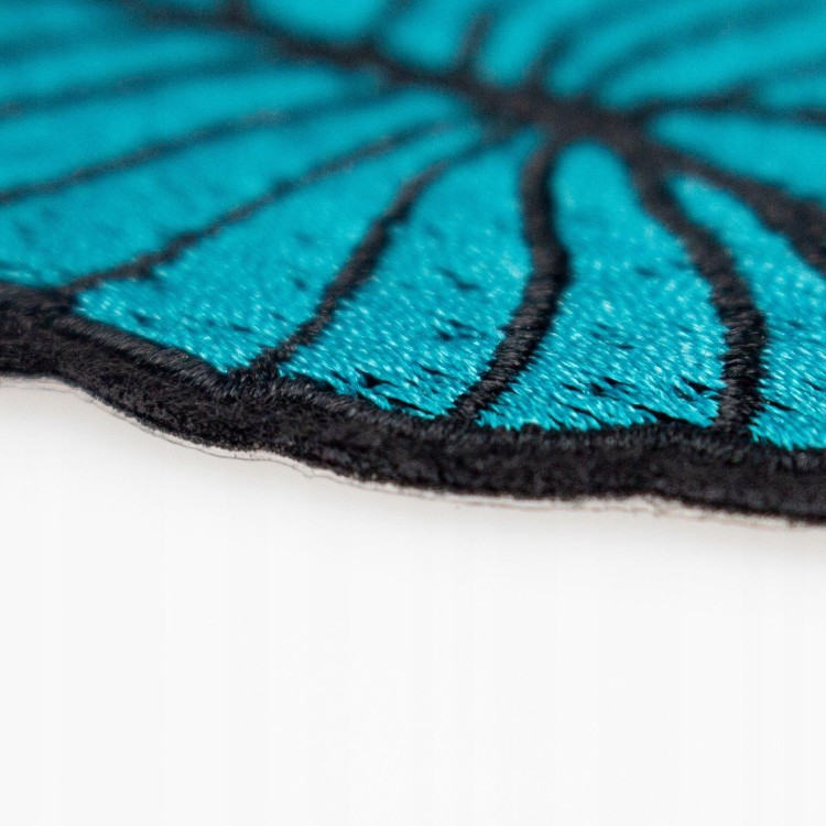 Naszywka TERMO Kot z liściem Roślina Liść Listek