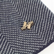 CZAPKA Zimowa Ocieplana Granatowa Szara