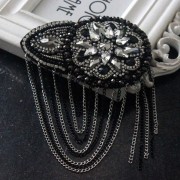 2 Naramienniki naszywka pagony srebrne ozdoba