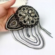 2 Naramienniki naszywka pagony srebrne ozdoba