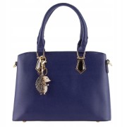 BRELOCZEK Brelok do kluczy złoty Jeżyk Cyrkonie