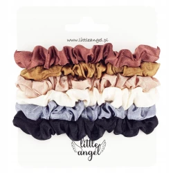 GUMKI do włosów ZESTAW 6 szt Scrunchie frotki