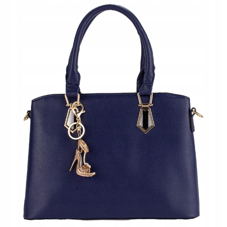 BRELOCZEK Brelok do kluczy złoty Szpilka Cyrkonie