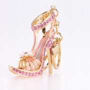 BRELOCZEK Brelok do kluczy złoty Szpilka Cyrkonie