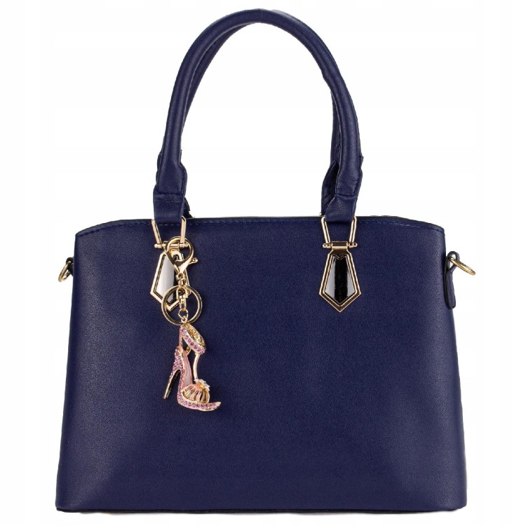 BRELOCZEK Brelok do kluczy złoty Szpilka Cyrkonie