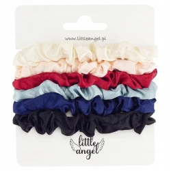 GUMKI do włosów ZESTAW 6 szt Scrunchie frotki