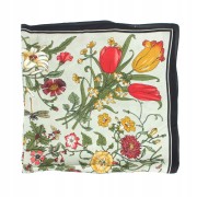 APASZKA chusta na szyję włosy w kwiatki kwiaty