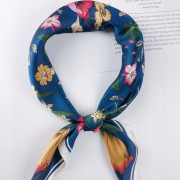 APASZKA chusta na szyję włosy w kwiatki kwiaty