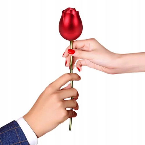 RÓŻA na biżuterię Pierścionek Walentynki pudełko