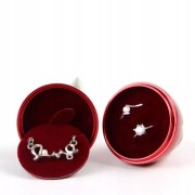 RÓŻA na biżuterię Pierścionek Walentynki pudełko