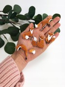 ZESTAW 5 Naszywek TERMO Naprasowanki Liski Lisy