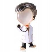 PINETS Broszka Doktor Medyk Prezent dla Lekarza