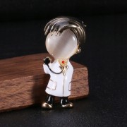 PINETS Broszka Doktor Medyk Prezent dla Lekarza