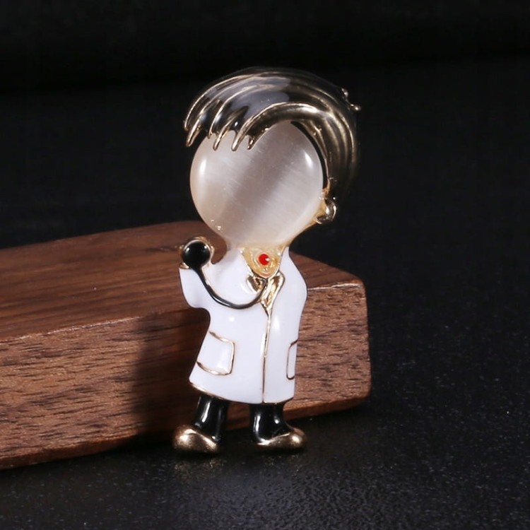 PINETS Broszka Doktor Medyk Prezent dla Lekarza