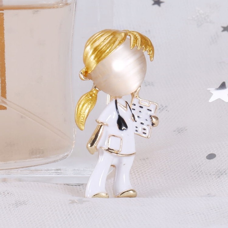 PINETS Broszka Lekarz Pielęgniarka Doktor Prezent