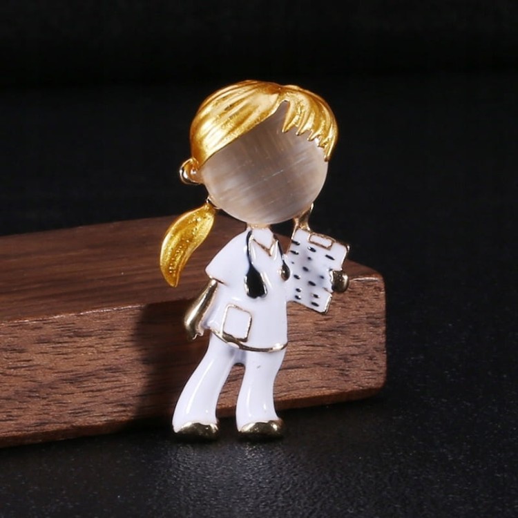 PINETS Broszka Lekarz Pielęgniarka Doktor Prezent