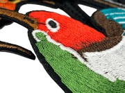 ZESTAW 9 Naszywki TERMO naprasowanki Ptaki Haft