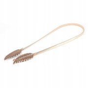 Metalowy pasek sprężynka - Złote Liście