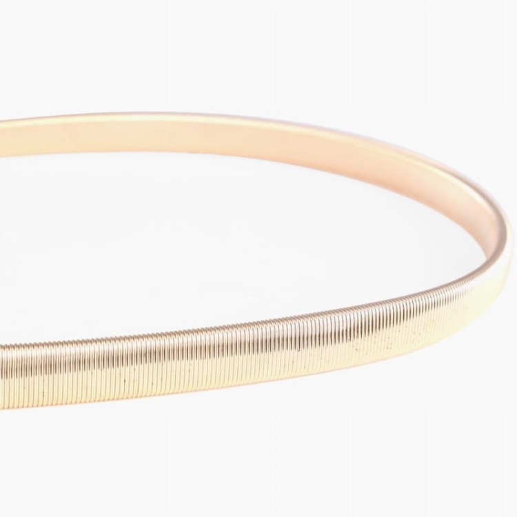 Metalowy pasek sprężynka - Złote Liście