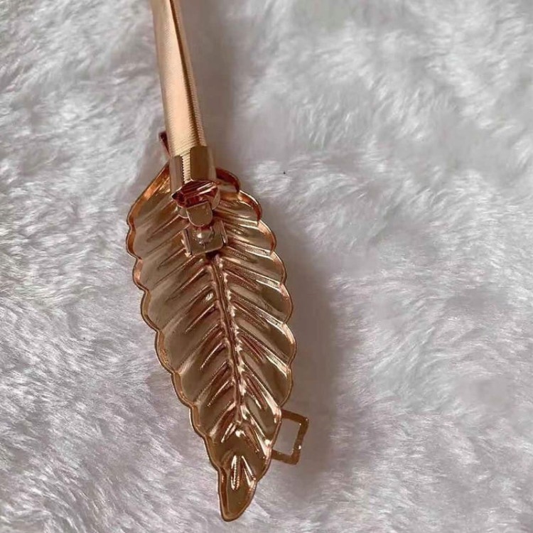 Metalowy pasek sprężynka - Złote Liście