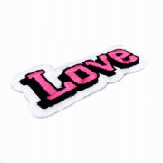 Naszywka haftowana TERMO Naprasowanka napis Love