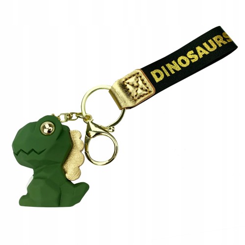 BRELOCZEK Brelok do kluczy Dinozaur Smok czarny