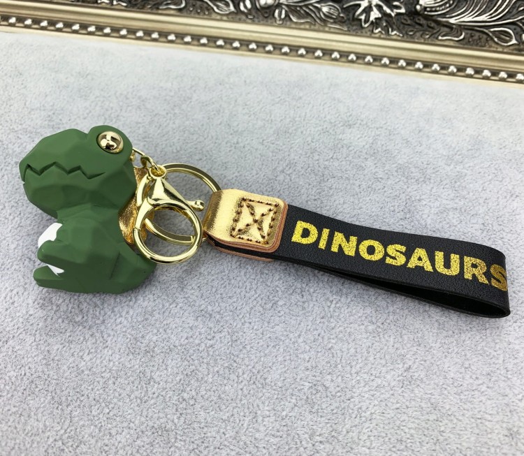 BRELOCZEK Brelok do kluczy Dinozaur Smok czarny