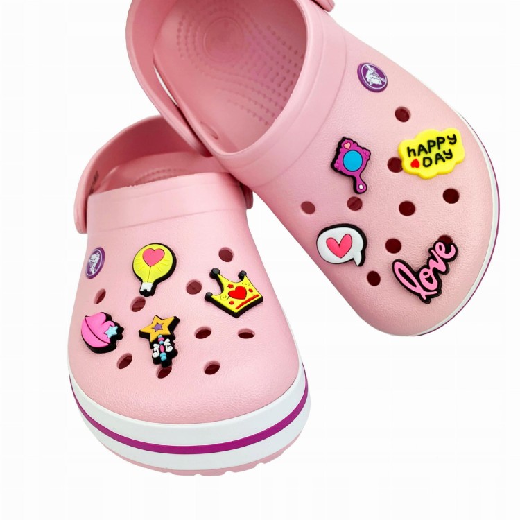 ZESTAW Przypinki do Crocs 8 szt dodatki Dziewczęce