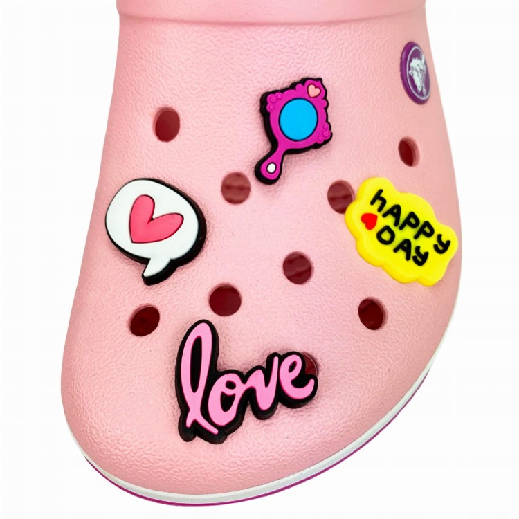 ZESTAW Przypinki do Crocs 8 szt dodatki Dziewczęce