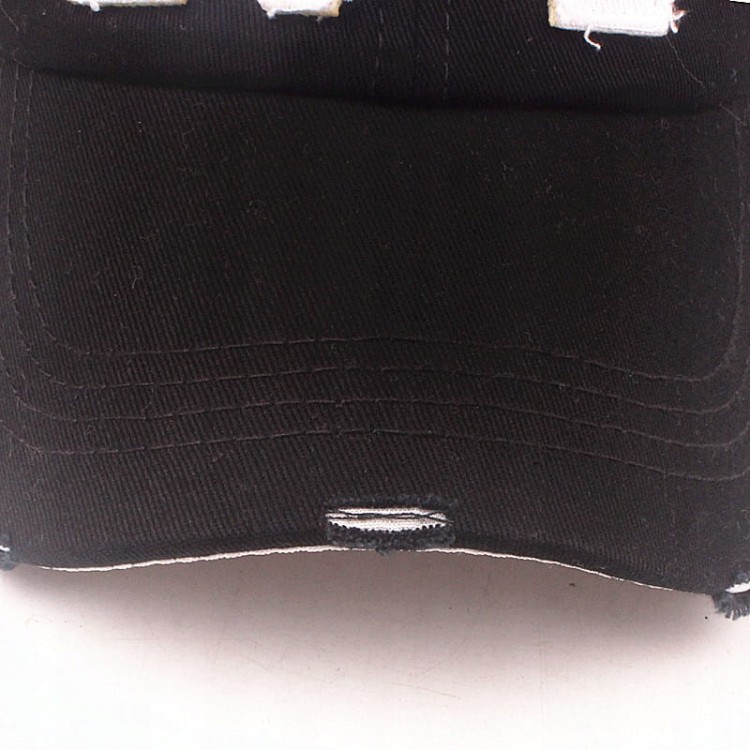 CZAPKA z Daszkiem czarna NY air force białe logo