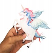 NAKLEJKA haftowana puchata na Zeszyt Jednorożec