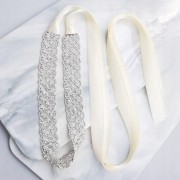 PASEK do sukienki tuniki Cyrkonie ślub wesele