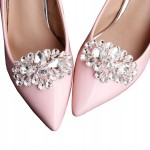 KLIPSY do butów Szpilek cyrkonie kryształki Ślub